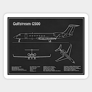 Gulfstream G500 Business Jet - PD Magnet